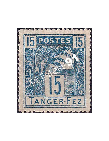 MAROC, Tanger à Fez, n° 123 charnière, Timbres des colonies