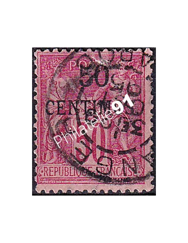 MAROC, n° 6 oblitéré, collection timbres colonies françaises