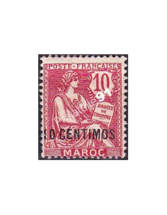 MAROC, n° 12 charnière, collection timbres colonies françaises