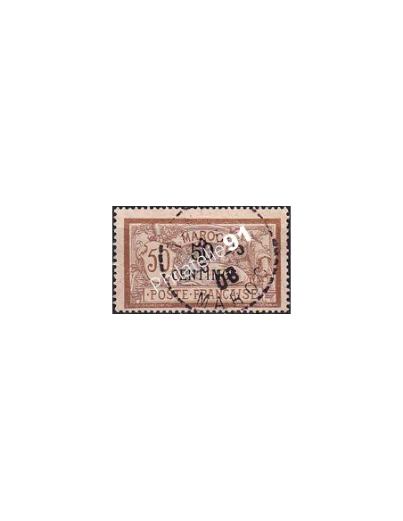 MAROC, n° 15 oblitéré, collection timbres colonies françaises