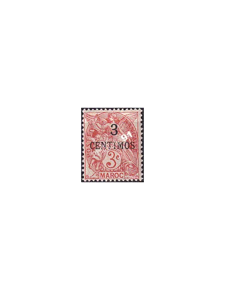 MAROC, n° 22 charnière, collection timbres colonies françaises