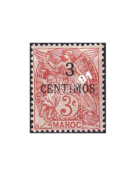 MAROC, n° 22 charnière, collection timbres colonies françaises