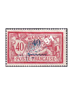 MAROC, n° 34 charnière, collection timbres colonies françaises