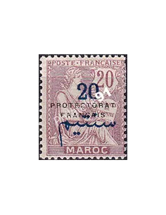 MAROC, n° 43 charnière, collection timbres colonies françaises