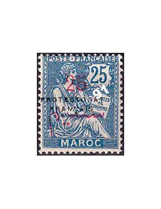 MAROC, n° 44 charnière, collection timbres colonies françaises