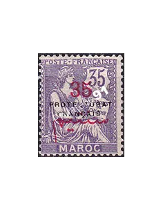 MAROC, n° 47 charnière, collection timbres colonies françaises