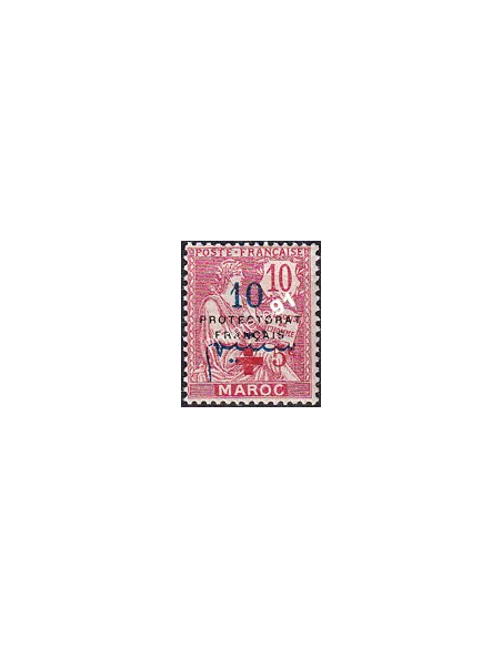 MAROC, n° 55 charnière, collection timbres colonies françaises