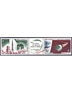 timbres TAAF -  P.A. n°  11A - Lancement du 1er satellite national