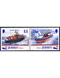 JERSEY - n°  870 à 871 - Bateaux de sauvetage