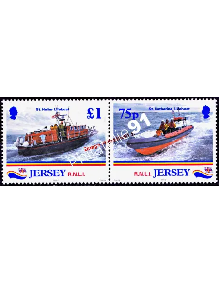JERSEY - n°  870 à 871 - Bateaux de sauvetage
