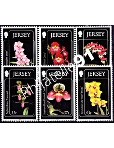 JERSEY - n°  872 à 877 - Flore - Orchidées de Jersey