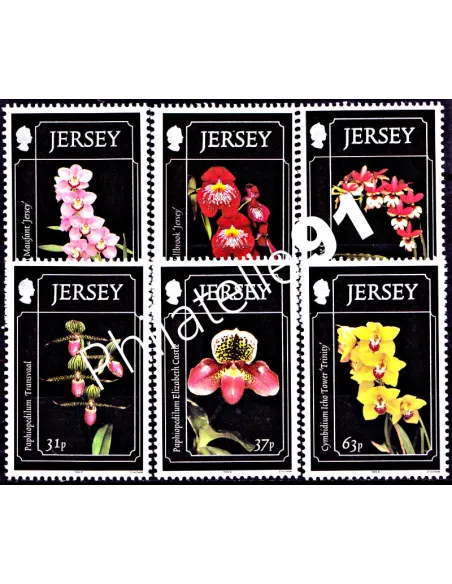 JERSEY - n°  872 à 877 - Flore - Orchidées de Jersey