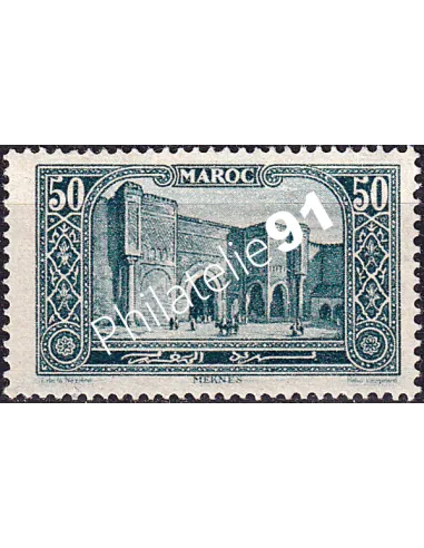 MAROC, n° 112 charnière, collection timbres colonies françaises