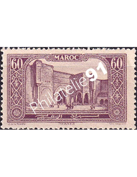 MAROC, n° 114 neuf, collection timbres colonies françaises