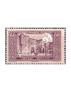 MAROC, n° 114 charnière, collection timbres colonies françaises