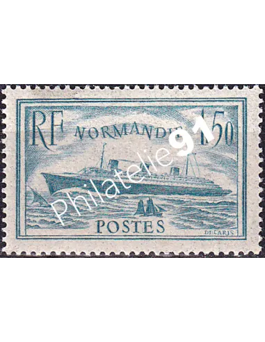 Timbre n° 300 neuf, Paquebot Normandie, collection timbres France