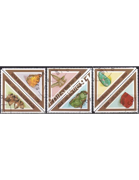 BENIN, n° 808 à 813 oblitérés, collection timbres colonies frainçaises