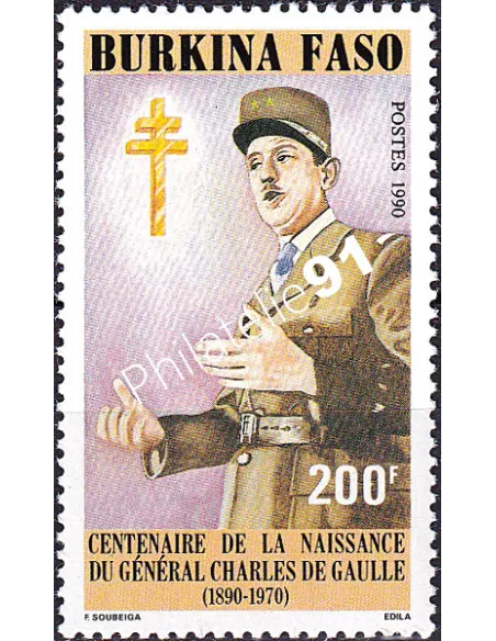 BURKINA FASO, n° 829 neuf, collection timbres colonies frainçaises