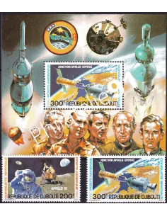 Djibouti, PA n° 138 à 139, TP + BF, timbres colonies françaises