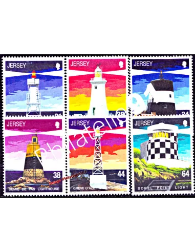 JERSEY - n°  905 à 910 - Phares (I)
