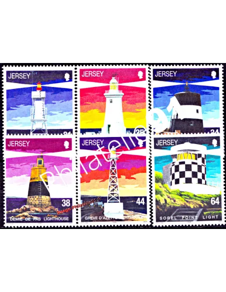 JERSEY - n°  905 à 910 - Phares (I)