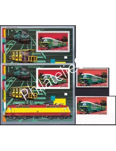 Madagascar, n° 890, TP et BF dentelés + ND , timbres colonies