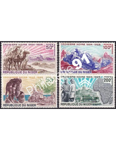 NIGER, PA n° 115 à 118 neufs, timbres colonies françaises