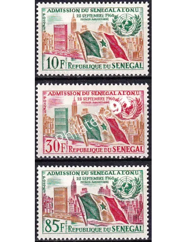 SENEGAL, n° 210 à 212 neufs, timbres colonies françaises
