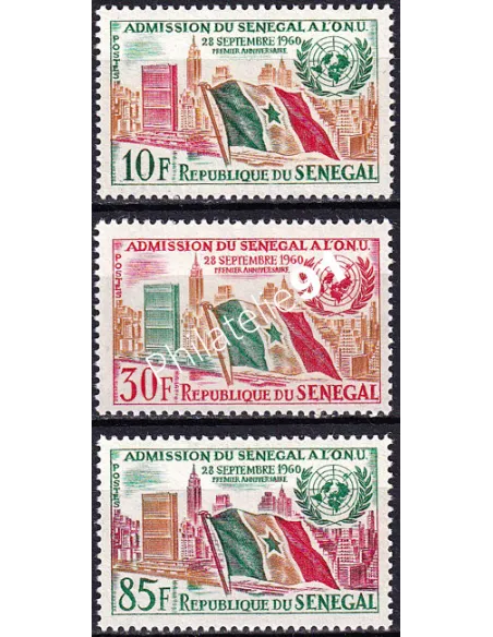 SENEGAL, n° 210 à 212 neufs, timbres colonies françaises