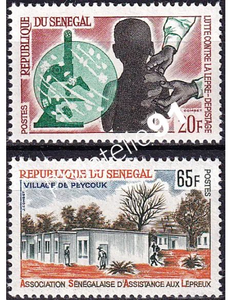 SENEGAL, n° 245 à 246 neufs, timbres colonies françaises