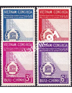 Vietnam du Sud, n° 81 à 84 neufs, timbres colonies françaises