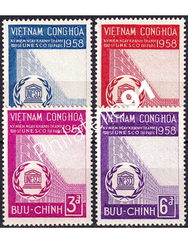 Vietnam du Sud, n° 81 à 84 neufs, timbres colonies françaises
