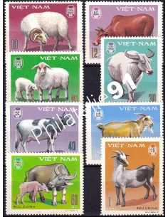 Vietnam, n° 154 à 161 neufs, timbres colonies françaises