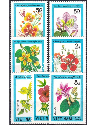 Vietnam, n° 485 à 491 neufs, timbres colonies françaises