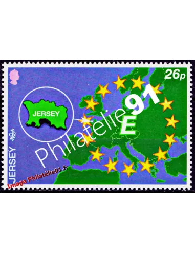 JERSEY - n°  921 - Jersey dans l'Europe 2000