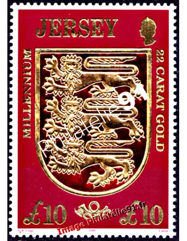 Timbre de JERSEY n° 919 - Armoiries