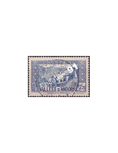 Timbre n° 84 oblitéré, collection timbre Andorre Français