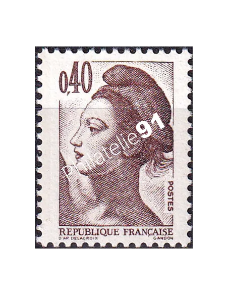 Variété sur timbre n° 2183h, collection timbres France
