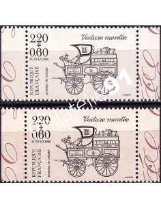 Variété sur timbre n° 2526a, collection timbres France