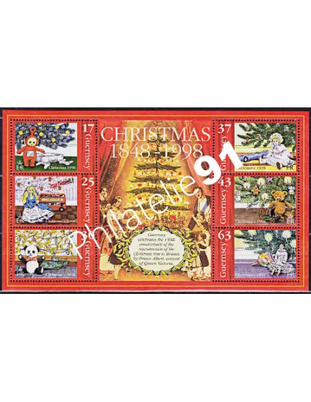 GUERNESEY - BF n° 40 ** - Noël - Arbre de Noël