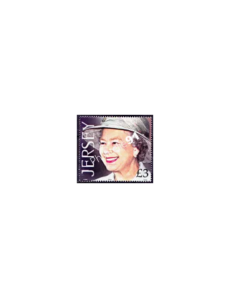 JERSEY - n°  967 - 75e anniv. de S.M. la Reine Elisabeth II