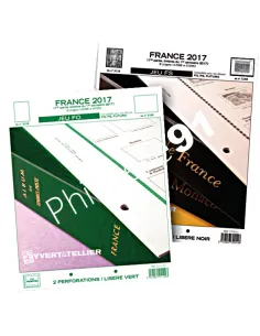 JEU FS FRANCE 2017 1er semestre adhésifs, matériel philatélique