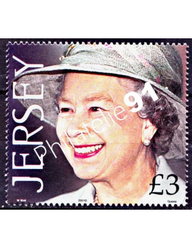 JERSEY - n°  967 - 75e anniv. de S.M. la Reine Elisabeth II
