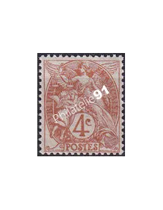 Timbre n° 110, type blanc, collection timbres France