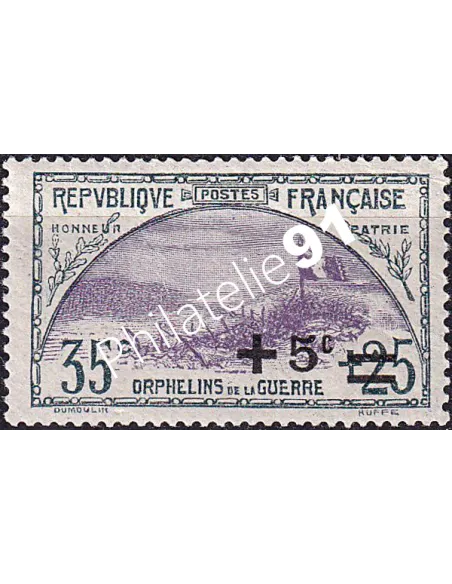 Timbre n° 166 neuf, collection timbres France