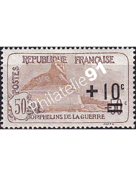 Timbre n° 167 neuf, collection timbres France