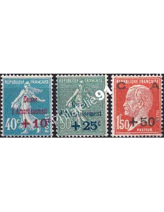 Timbres n° 246 à 248 neufs, collection timbres France