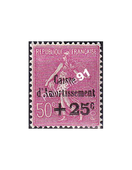 Timbre n° 254 neuf, collection timbres France