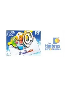 timbre n° 3365 B (perso) timbre personnalisé de France