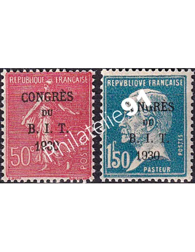 Timbres n° 264 à 265 neufs, collection timbres France